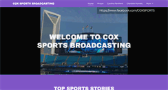 Desktop Screenshot of coxsportsbroadcasting.com