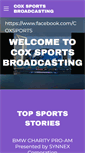 Mobile Screenshot of coxsportsbroadcasting.com